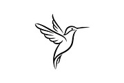 Hummingbird Line Art SVG Bundle, an Illustration by yasushie (Thumbnail 7 of 31)