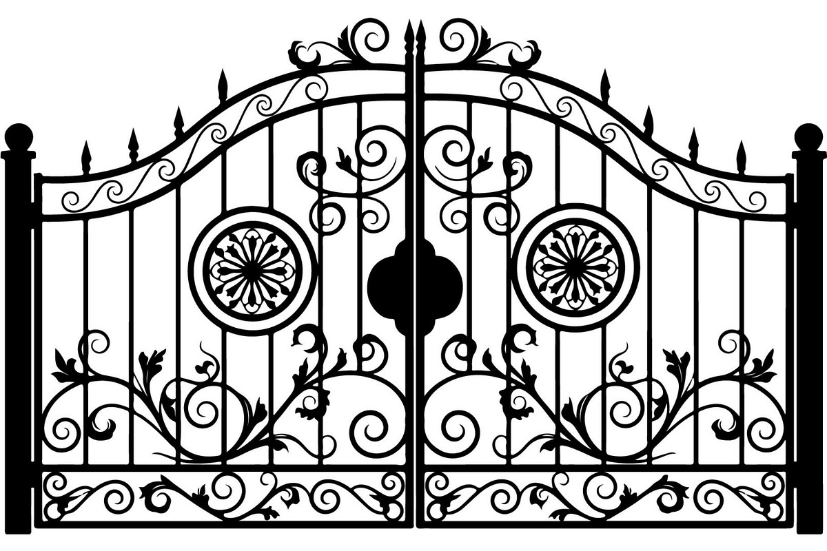 Decorative Iron Gate Bundle, a Decorative Illustration by Designer_Momina (Photo 17 of 26)