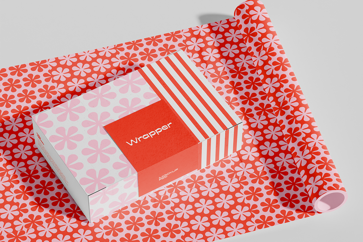 Wrapper Paper Mockup, a Packaging Mockup by Hubzway