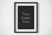 BUNDLEx4 matted frame mockup A4 size, a Print Template by CGmockup (Thumbnail 4 of 5)
