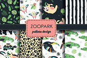 Seamless zoo patterns, a Pattern Graphic by narinadraban (Thumbnail 2 of 11)