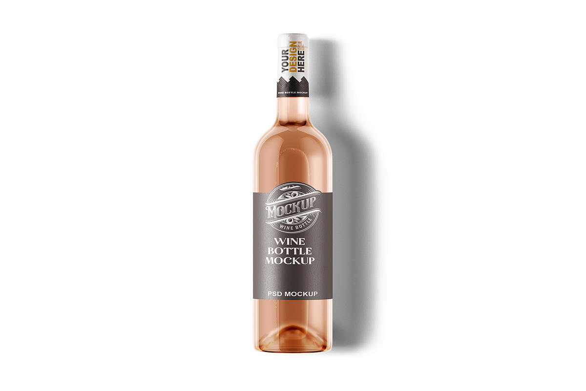 Wine Bottle Mockup, a Product Mockup by mockupbuys (Photo 8 of 8)