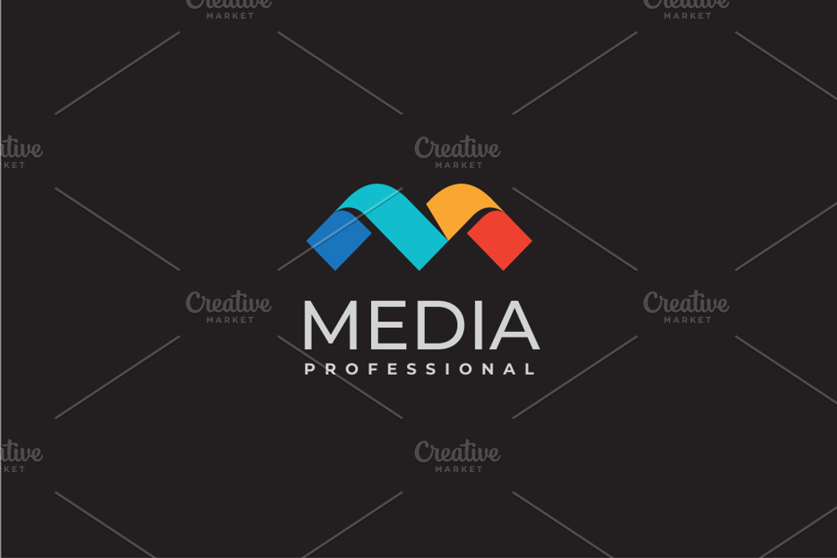 Media - Letter M Logo Template, a Branding & Logo Template by yopie (Photo 2 of 4)