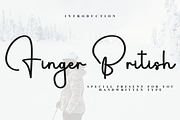 Finger British, a Handwritten Font by FreshTypeINK (Thumbnail 1 of 8)