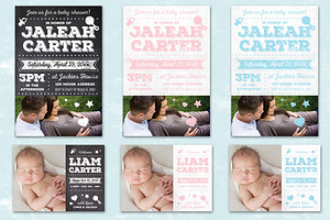 Chalk Baby Shower + Announcement 
