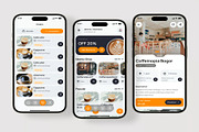 Coffeinopia Coffe Shop App Mobile UI, an UI Kit Template by Lumina_ui_ux202 (Thumbnail 7 of 7)