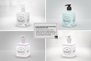 Clear Square Pump Dispenser Mockup, a Cups & Container Mockup by INCDesign (Thumbnail 3 of 8)