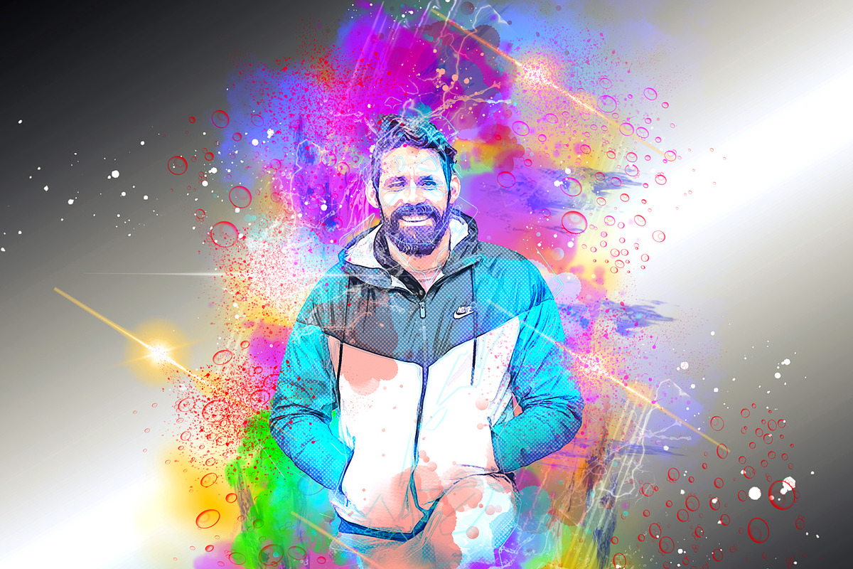 Watercolor Artist Photoshop Action, an Action Add-On by Studio Retouch
