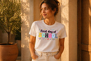 Coquette First Day Of School Png, an Education Illustration by Pixels.Craft (Thumbnail 4 of 7)