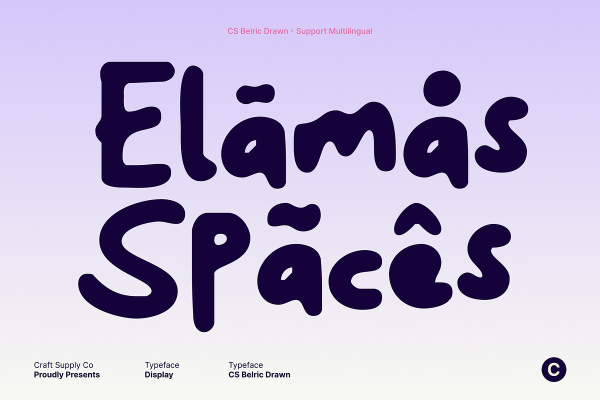CS Belric Drawn, a Handwritten Font by Craft Supply Co. (Photo 6 of 8)