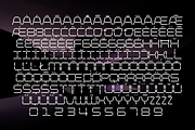 Digitrone – Futuristic Display Font, a Sans Serif Font by Fikryal Studio (Thumbnail 15 of 15)