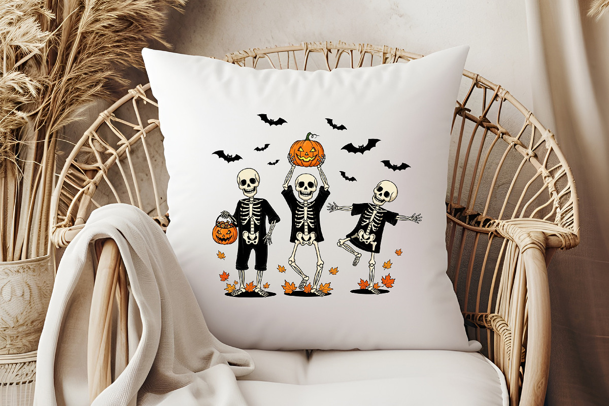 Dancing Skeleton Halloween Pumpkin P, a Graphic by Libby Wishes (Photo 5 of 6)