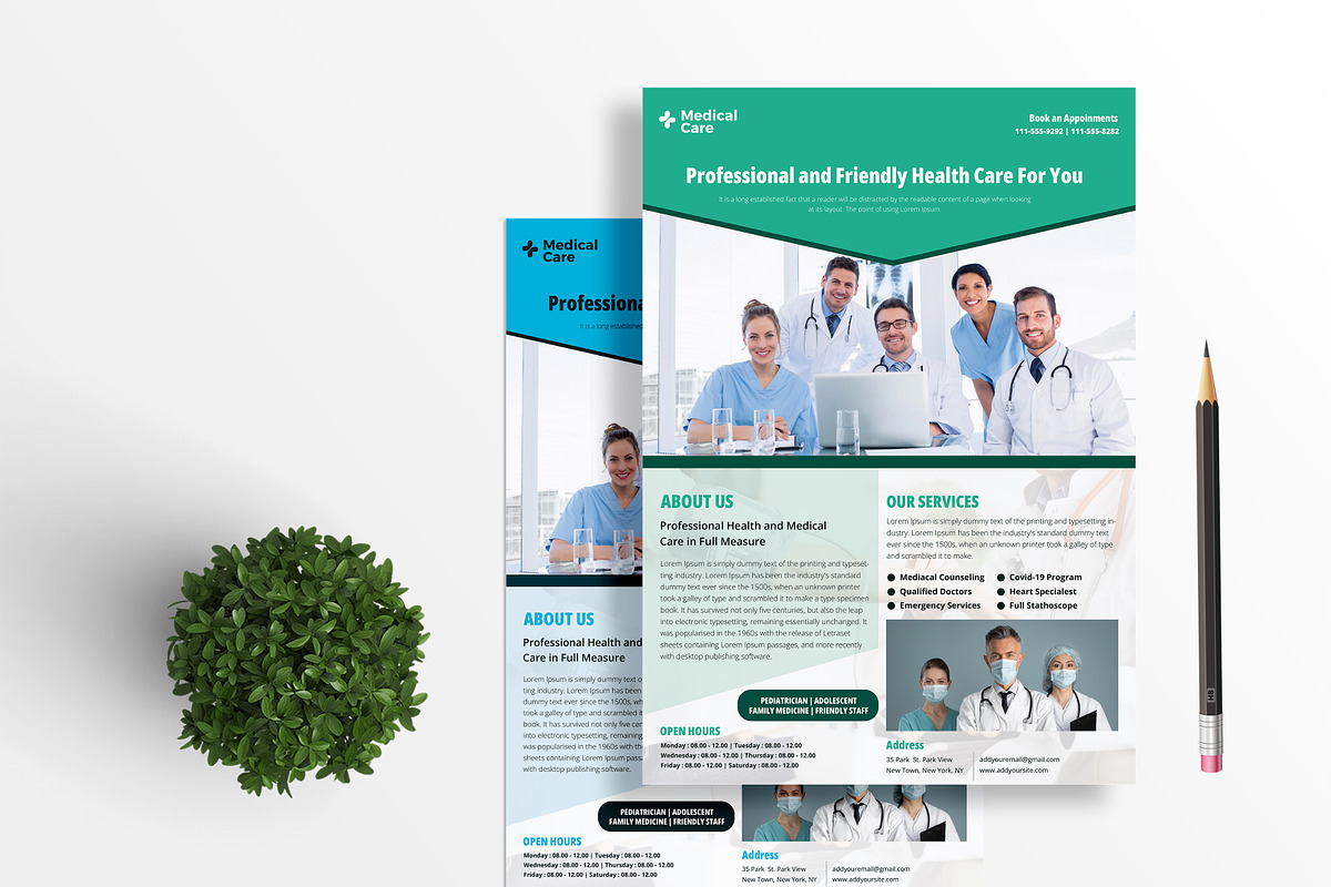 Health Care Flyer, a Flyer Template by Madhabi Studio (Photo 5 of 5)
