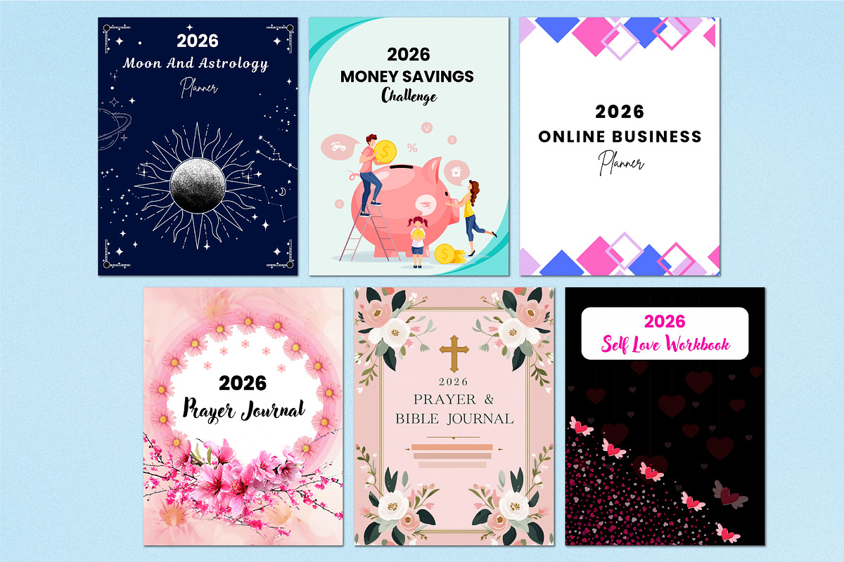 Mega 2026 KDP Interior Bundle, a Stationery Template by Shumaya (Photo 4 of 10)
