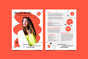 Influencer Media Press Kit / EPK, a Resume Template by vinyljunkie (Thumbnail 2 of 8)