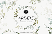 GREENERY & GOLD LEAVES watercolors, a Decorative Illustration by Grace Noboa Illustrations (Thumbnail 4 of 14)