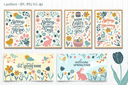 Spring Easter Clipart Collection, an Illustration by Hanna's ArtLab (Thumbnail 2 of 5)