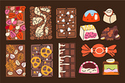 Chocolate & Sweets Clipart Bundle, a Food Illustration by Luamor (Thumbnail 2 of 5)