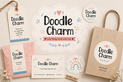 Doodle Charm – Handwritten Font, a Handwritten Font by Wow Magic (Thumbnail 3 of 5)