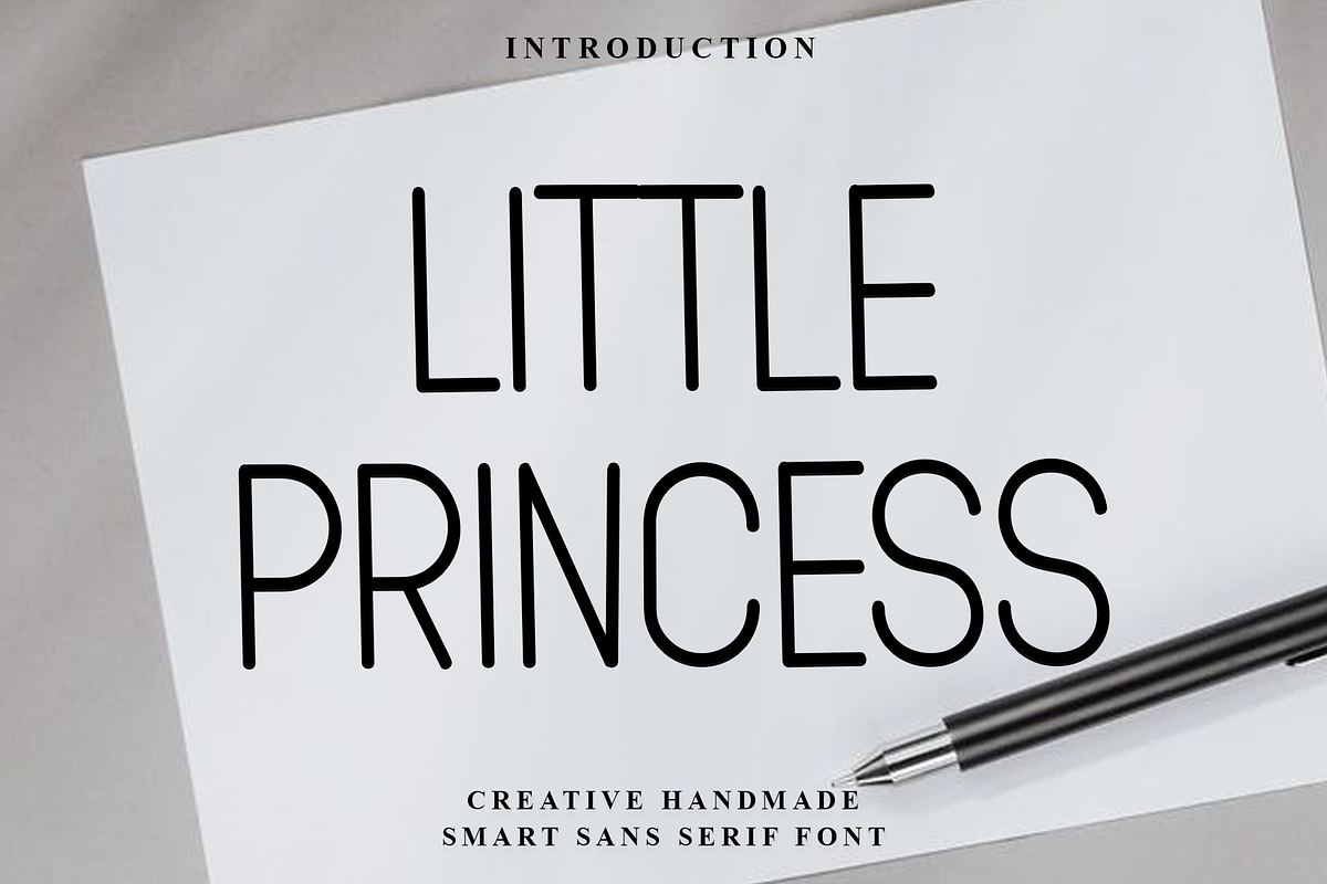 Little Princess, a Sans Serif Font by InermediaSTUDIO (Photo 1 of 8)