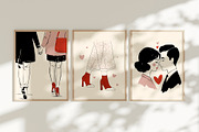 Game of Love romantic posters, a Background Graphic by MixedArt (Thumbnail 9 of 11)