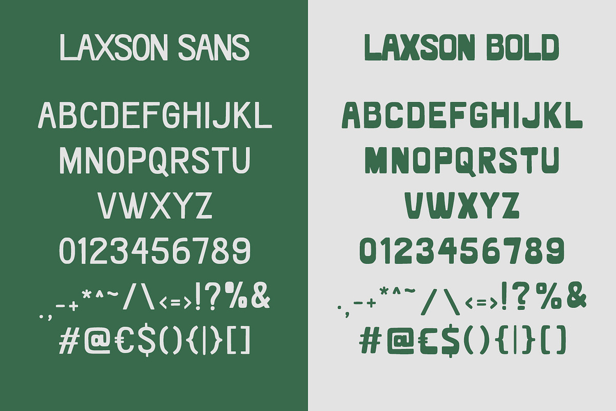 Laxson Typeface, a Sans Serif Font by Arendxstudio (Photo 4 of 8)