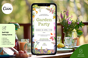 Garden Party Birthday Invitation, an Invitation Template by Earth5168 (Thumbnail 3 of 10)