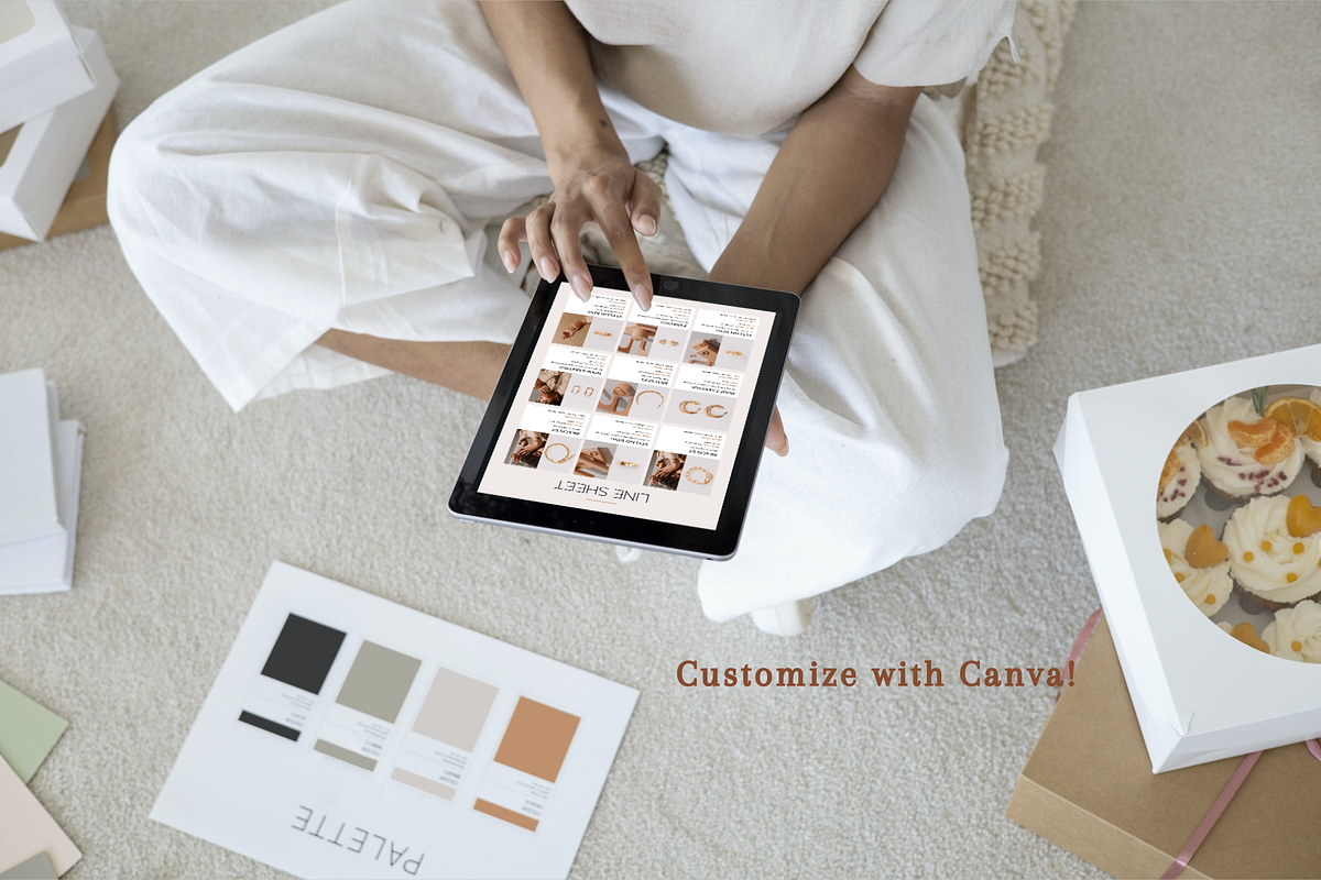 Product Catalog, Line Sheet Template, a Print Template by TheSimplySereneShop (Photo 6 of 8)