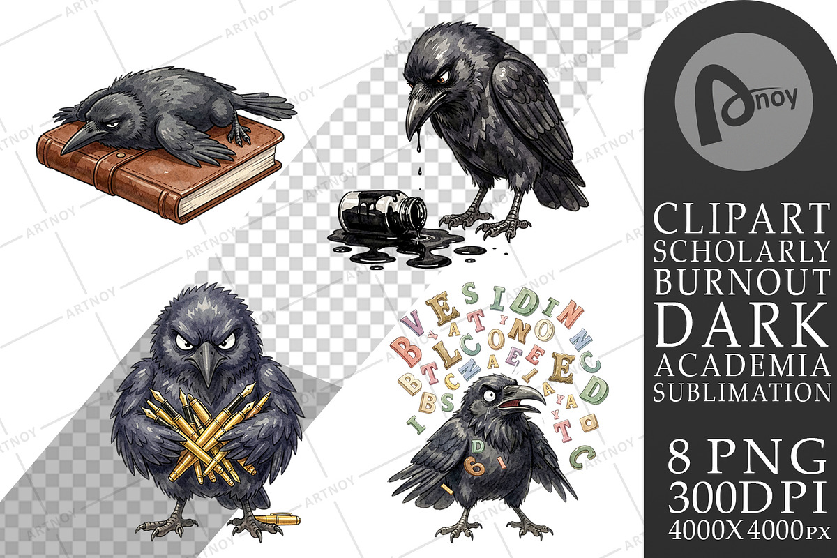 Dark Academia Sublimation, an Animal Illustration by Artnoy (Photo 11 of 18)