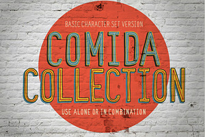 Comida Funky 4 Font Collection