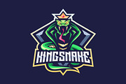 King Snake Mascot Esport Logo, a Branding & Logo Template by prps.std (Thumbnail 3 of 3)