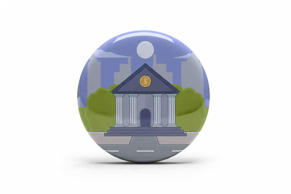 bank building with classical vector, a Finance Illustration by zyxroun shop (Photo 2 of 3)