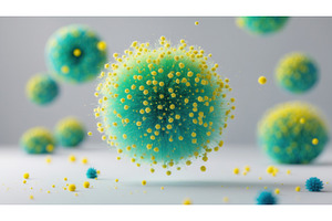 Abstract representation of pollen, an Illustration by tilialucida