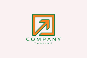 Abstract Arrow Square Logo, a Branding & Logo Template by Vectorium Studio