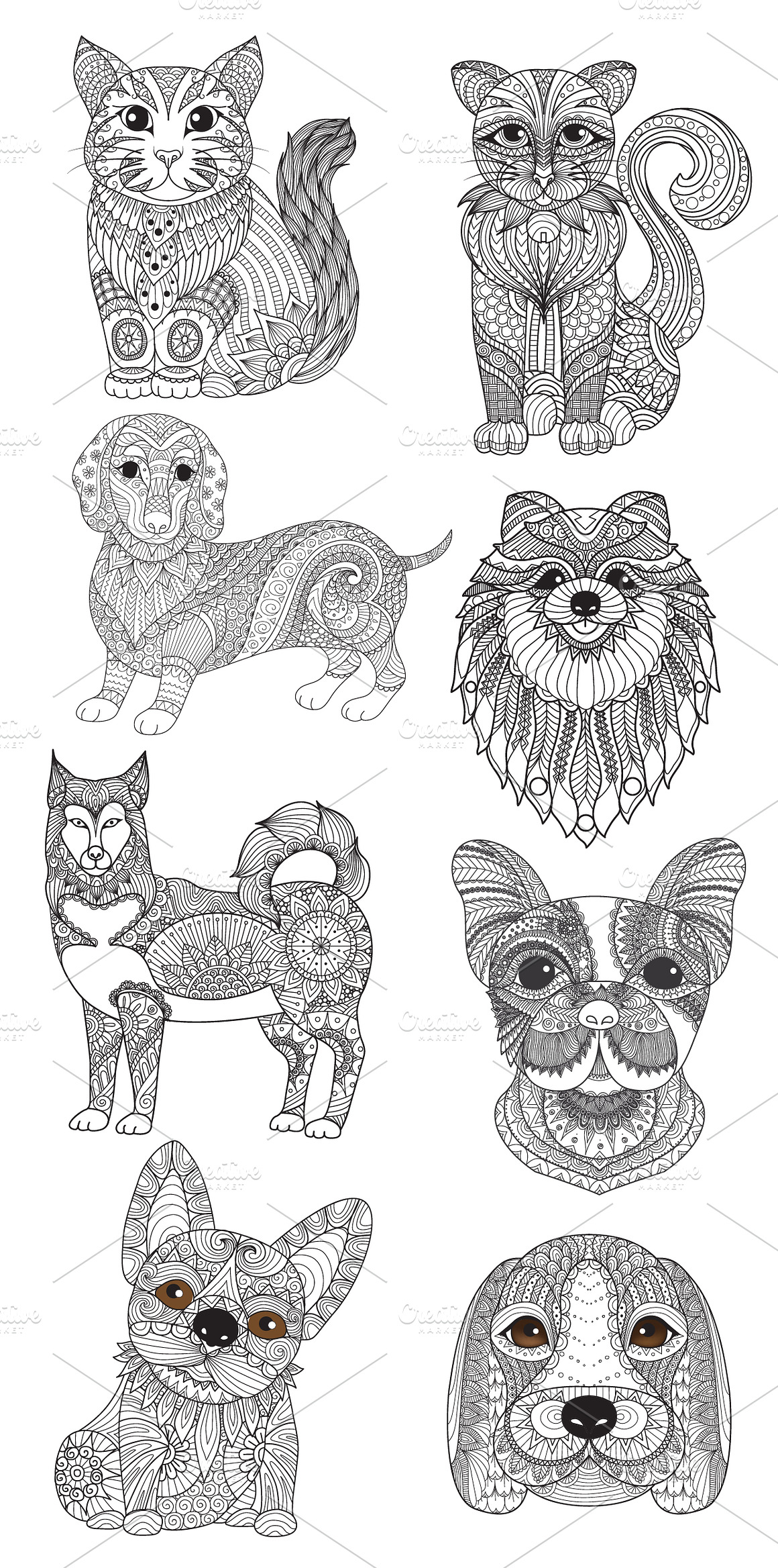 98 % OFF 2200++ Design elements, an Animal Illustration by Somjai King (Photo 27 of 45)