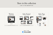Kajabi Link in Bio Page Template, a Landing Page Template by Pixel & Flow (Thumbnail 9 of 9)