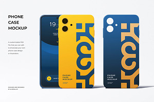 Smartphone Case Mockup, an Advertising Mockup by zpackcreative