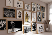 Black Dress Wall Art Collection, an Illustration by PrintablesByFranklyn (Thumbnail 1 of 10)