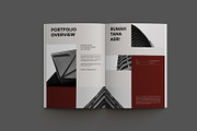 Red Minimal Architect Portfolio, a Brochure Template by Neermana (Thumbnail 5 of 10)