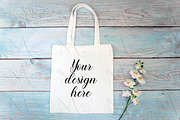 22 Cotton Tote bag Mockup Bundle., a Print Template by MockupMarket (Thumbnail 14 of 23)