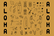 Hawaiian Graphic clipart bundle, a Person Illustration by Lisa Mill (Thumbnail 2 of 9)