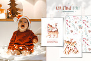 70% off Watercolor Christmas Bundle, an Animal Illustration by Peace ART (Thumbnail 35 of 37)