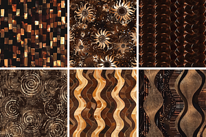 Brown Shimmers Seamless Patterns