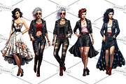 Rockabilly Women Bulk Bundle of 68, a Graphic by Jay Major Designs (Thumbnail 13 of 20)