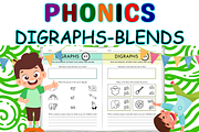 Digraphs and Blends Activities, a Templates & Theme by Premium Digital Templates (Thumbnail 3 of 3)