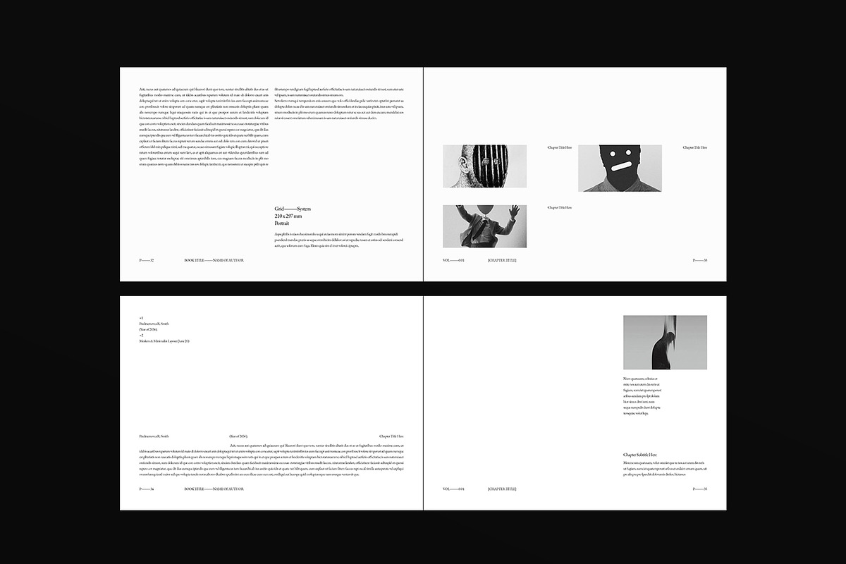 Book Title Layout Design Landscape, a Brochure Template by DesignCrest (Photo 14 of 22)