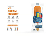 Popsicle Ice Cream Mockup, a Packaging Mockup by zphotographystudio (Thumbnail 1 of 10)