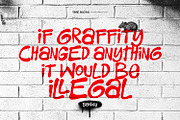 Rage Machine - Spray Paint Font, a Handwritten Font by ikiiko (Thumbnail 5 of 7)