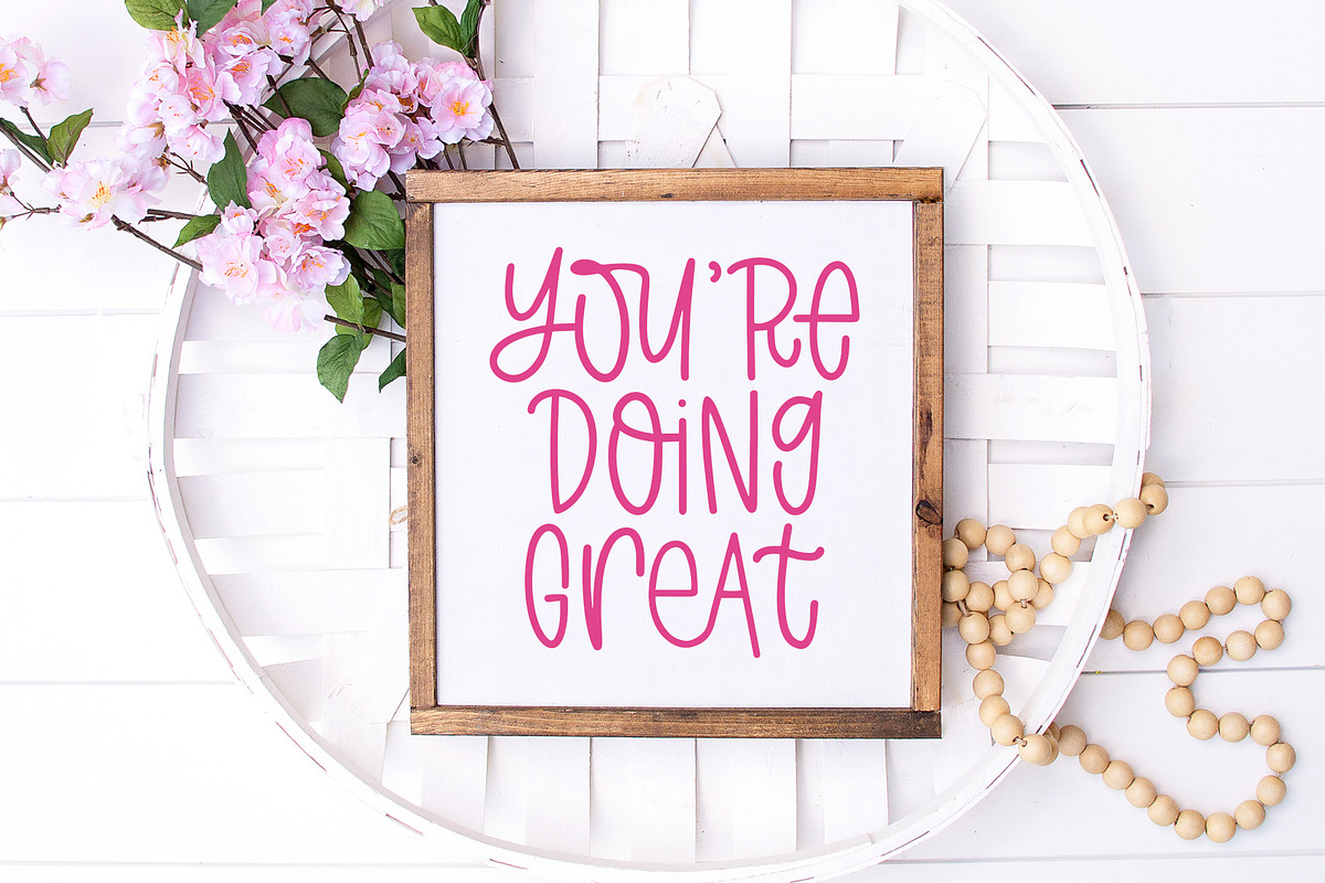 Sweet Serendipity, Bouncy Monoline, a Sans Serif Font by Jordyn Alison Designs (Photo 6 of 10)