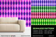 Hexa Diamond Geometric Pattern, a Pattern Graphic by Pyopo (Thumbnail 2 of 3)
